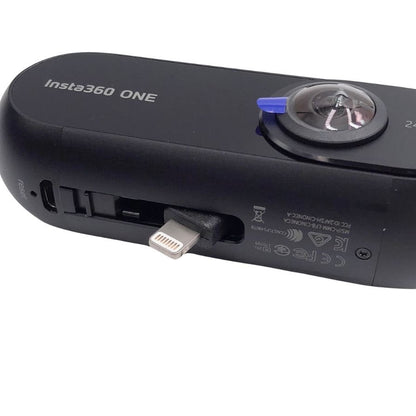 インスタ360 ウェアラブルカメラ 360度 全天球 VR アクションカメラ 2018年製 ブラック ユニセックス INSTA360 ONE【AFI21】【中古】