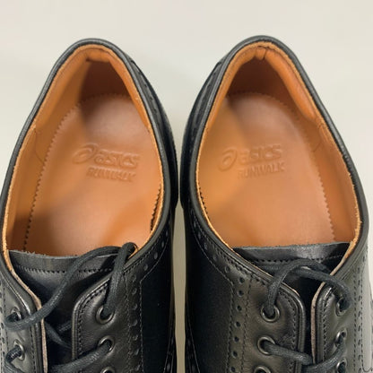 アシックス ランウォーク レザーシューズ ウイングチップ 1231A224-001 メンズ サイズ25.5EE E3  ASICS RUNWALK 約25.5cm【AFD15】