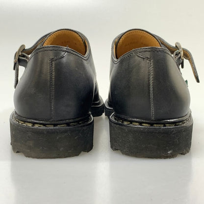 パラブーツ レザーシューズ ダブルモンクストラップ ウィリアム レザー メンズ サイズ6 ブラック Paraboot WILLIAM 約24.5cm【AFD9】