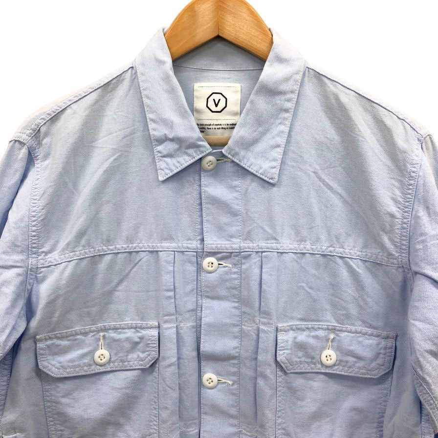 中古◆ヴィズヴィム ビズビム コットン ジャケット 101 メンズ ブルー サイズL visvim 【AFB41】