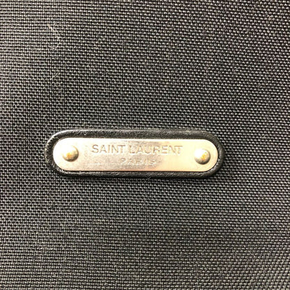 サンローランパリ リビングトン キャンバス×レザー バックパック 484172 ブラック SAINT LAURENT PARIS【AFE5】