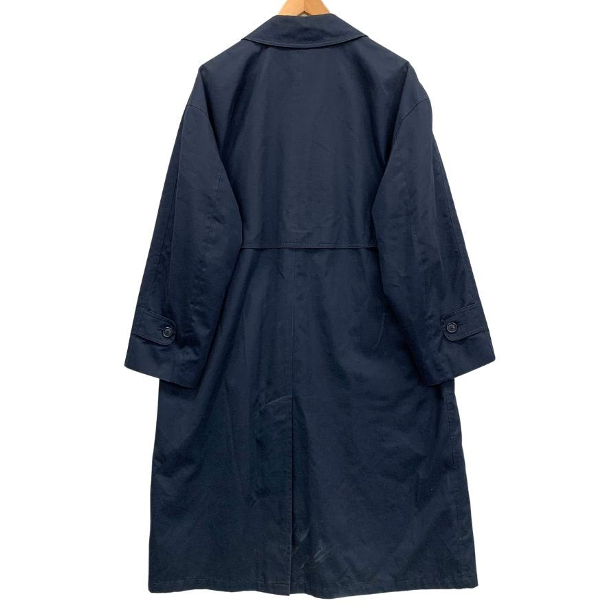 中古◆ロンドンフォグ バルカラーコート ヴィンテージ カナダ製 ネイビー メンズ サイズ 40 LONDON FOG 【AFB42】