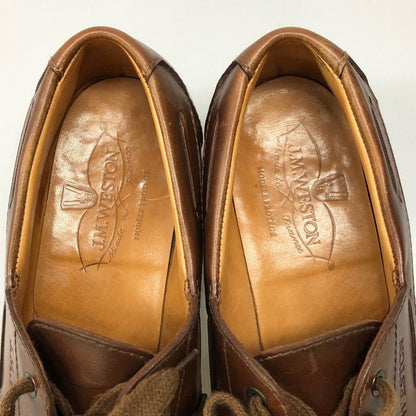 ジェイエムウエストン レザーシューズ ヨット ダービー 690 ロシアンカーフ ブラウン 4.5C  J.M.WESTON 約26.0cm【AFC6】