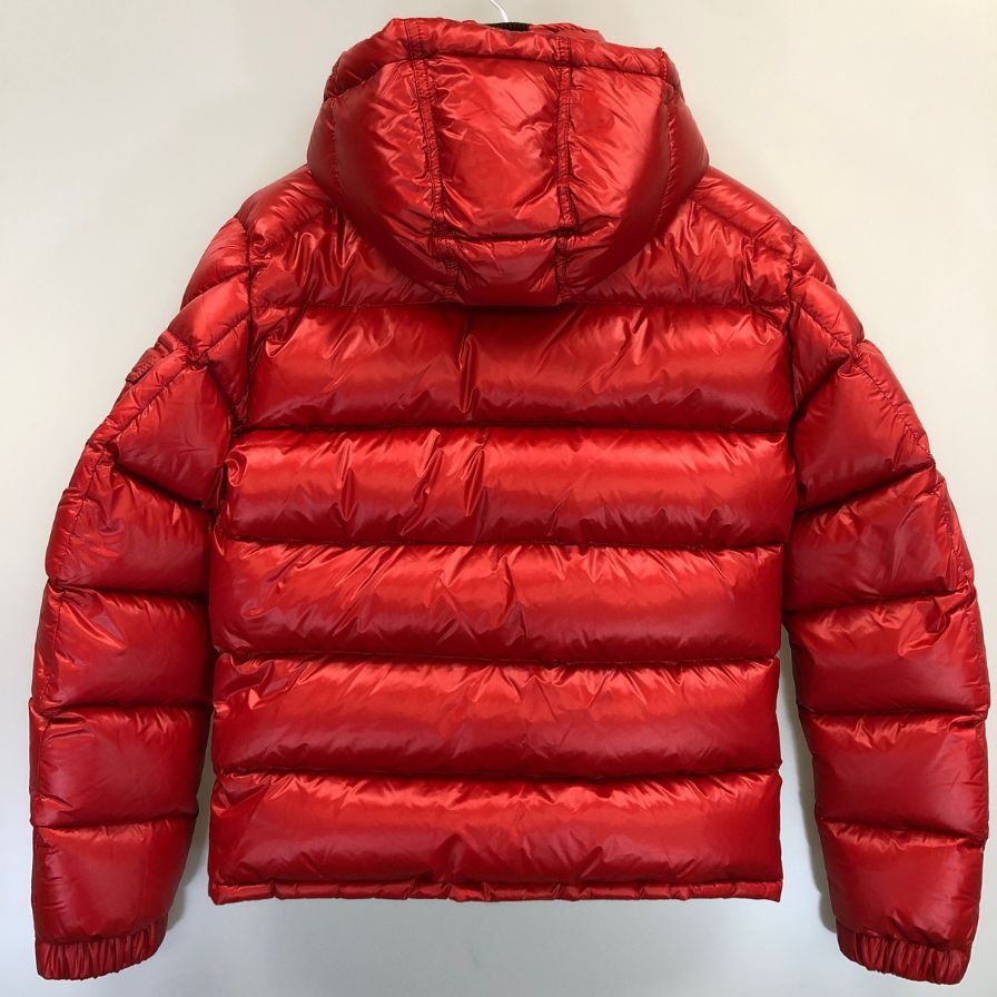 美品◆モンクレール ZIN 14年 ナイロン ダウンジャケット レイヤード レッド サイズ0 Moncler 【AFA13】