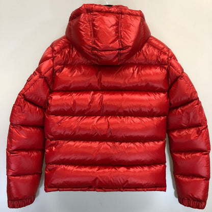美品◆モンクレール ZIN 14年 ナイロン ダウンジャケット レイヤード レッド サイズ0 Moncler 【AFA13】
