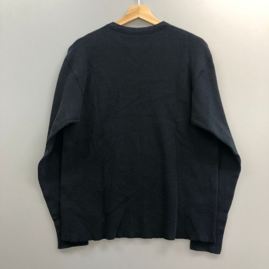 中古■アナトミカ サーマル ロングTシャツ 日本製 ネイビー メンズ サイズXL ANATOMICA 【AFB2】