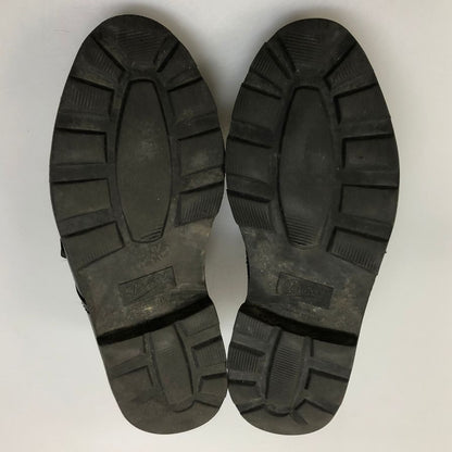 パラブーツ レザーシューズ ダブルモンクストラップ ウィリアム レザー メンズ サイズ5 ブラック Paraboot WILLIAM ビジネスシューズ 約24.0cm【LA】【中古】