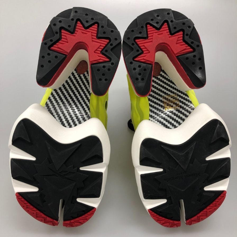 メゾンマルジェラ リーボック スニーカー Tabi Instapump Fury Hi S34WU0023 イエロー系 レディース サイズ36 Maison Margiela Reebok 約22.5cm【AFD5】