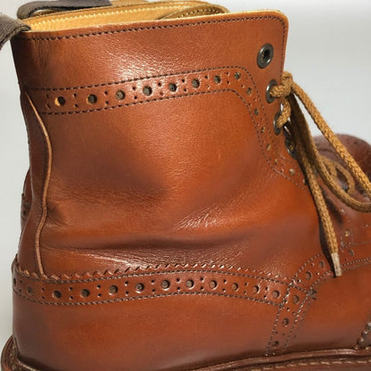 トリッカーズ M5634 ストウ カーフ メンズ ベージュ UK8.5  Tricker's ビジネスシューズ 約26.5cm【LA】【中古】