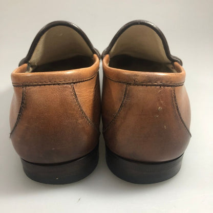 グッチ レザーシューズ ビットローファー 1953コレクション イタリア製 メンズ サイズ6.5 ブラウン GUCCI 約25.5cm【AFD3】