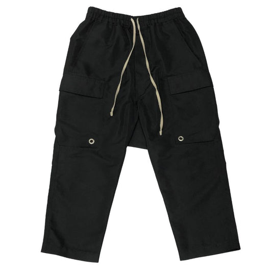リックオウエンス クロップ ド カーゴパンツ 21SS RU21S6385-TS サイズ46 ブラック メンズ Rick Owens 【AFB50】