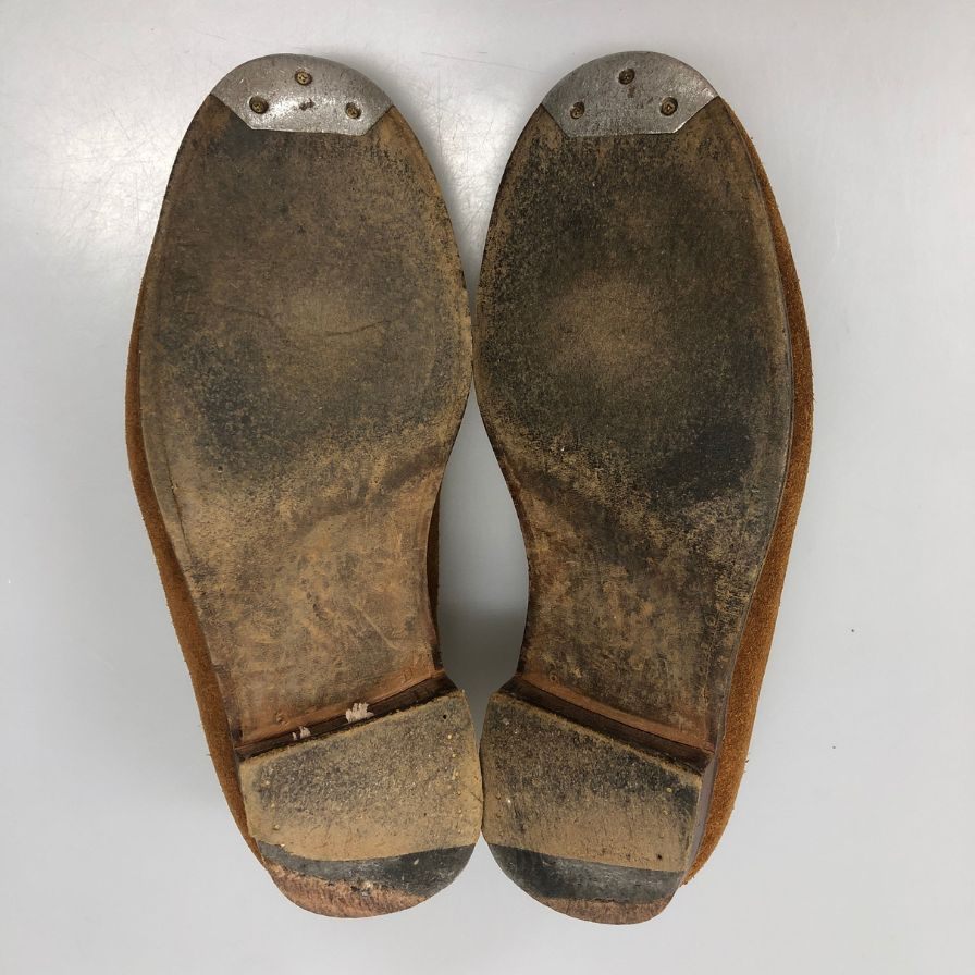 ジェイエムウエストン 180シグニチャー ローファー スエード ブラウン UK6D J.M.WESTON 約24.5cm【AFC31】