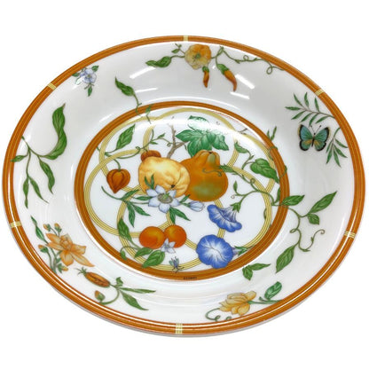 エルメス シエスタ ディーププレート 花柄 総柄 約19.5㎝ HERMES【AFI28】【中古】