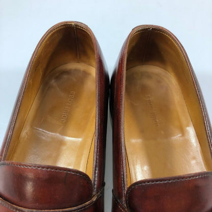 ジョンロブ フェンコート コインローファー メンズ サイズ7.5E ブラウン JOHN LOBB ローファー 約26.0cm【LA】【中古】