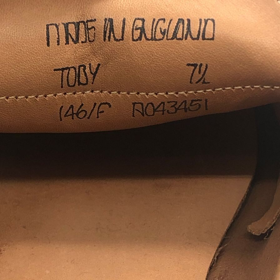 ジョセフチーニー  スエード コインローファー トビー メンズ サイズ7.5 ブラウン JOSEPH CHEANEY ローファー 約25.5cm【LA】【中古】