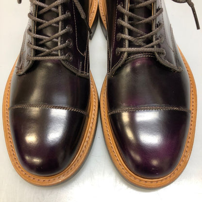 トリッカーズ ブーツ マウズリー 945481 8123/1 パープル 7ハーフ-5 Tricker’ｓ ブーツ 約26.5cm【LA】【中古】