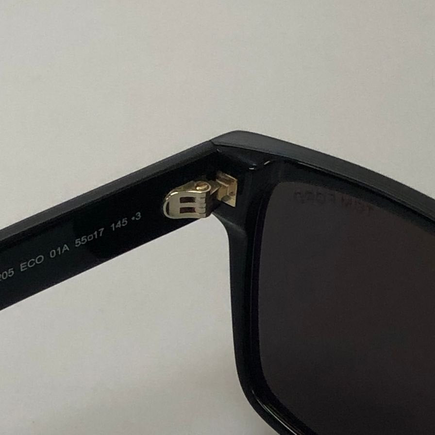 トムフォード  メガネ サングラス  Calder TF1205 ECO 01A 55□17 ブラック TOM FORD【AFB55】