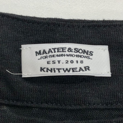 極美品◆マーティーアンドサンズ 長袖シャツ バスク MY5103-0813  25SS サイズ1 MAATEE&SONS 【AFB34】