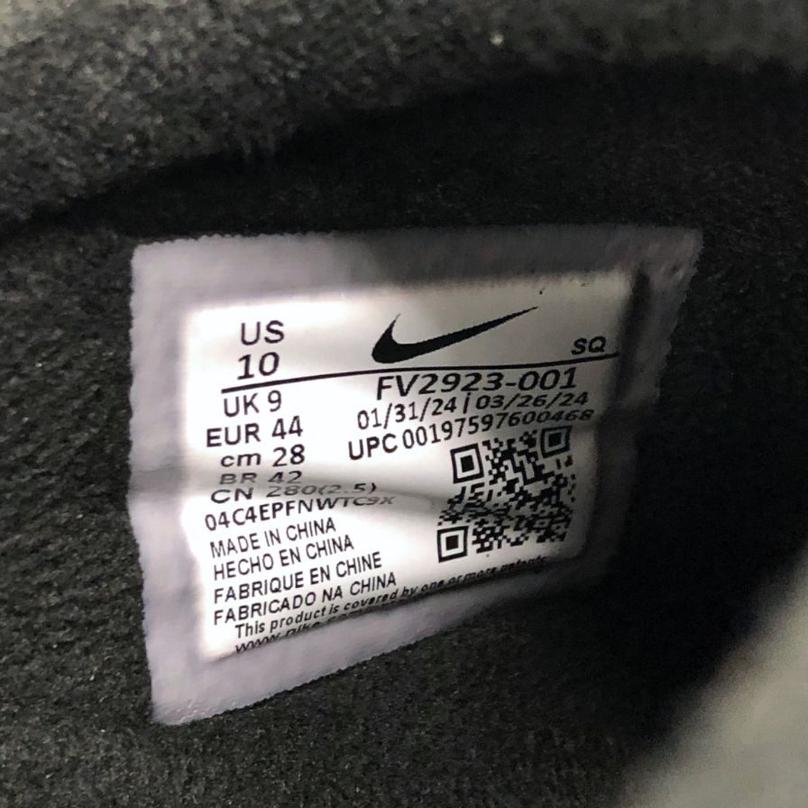 ナイキ スニーカー AGC ルーファス ブラック サイズUS10 NIKE 約28.0cm【AFC44】