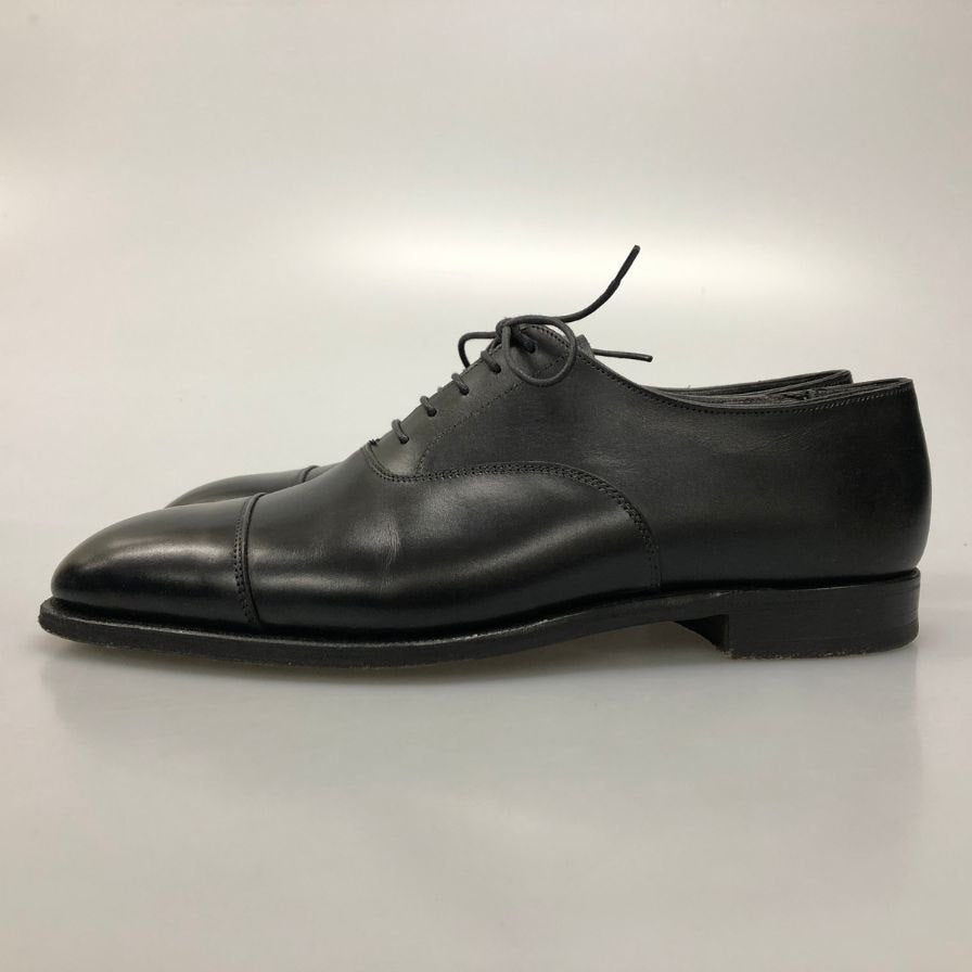 クロケット&ジョーンズ オードリー レザーシューズ 9447 ストレートチップ 337ラスト サイズ7D メンズ ブラック CROCKETT&JONES AUDLEY ビジネスシューズ 約25.5cm【LA】【中古】