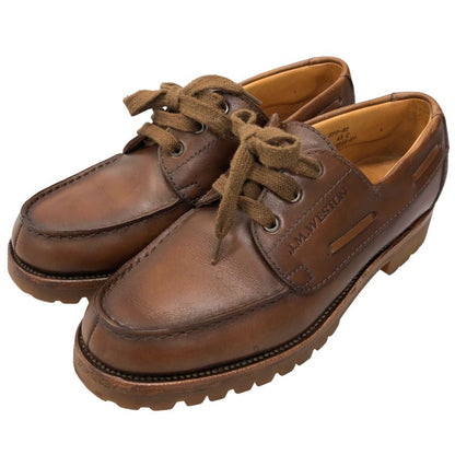 ジェイエムウエストン レザーシューズ ヨット ダービー 690 ロシアンカーフ ブラウン 4.5C  J.M.WESTON 約26.0cm【AFC6】