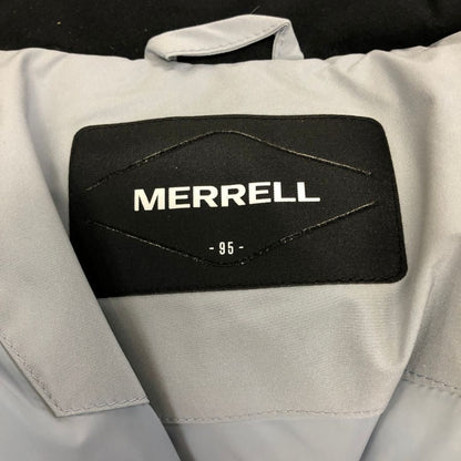 極美品◆メレル ダウンベスト  ジップ ブルー系 サイズ95 MERRELL 【AFB48】