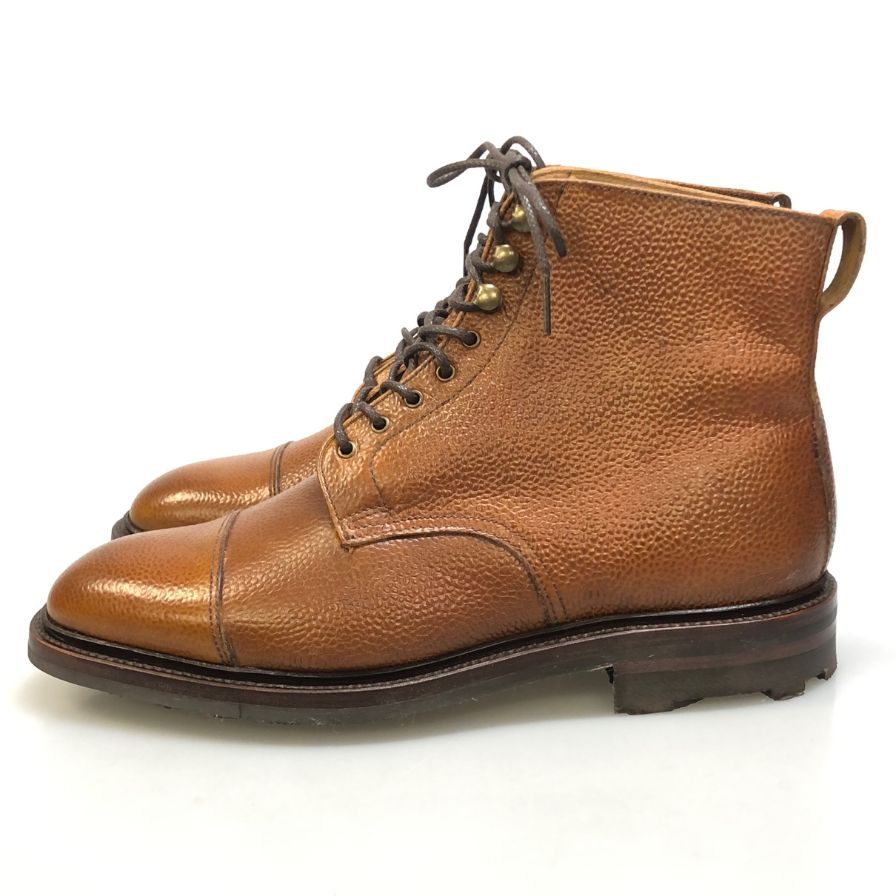 アルフレッドサージェント ラスティックキャップブーツ キャンブリッジ 87F 3710 グレインレザー  ブラウン UK7ハーフ メンズ  Alfred Sargent 約26.0cm【AFD15】