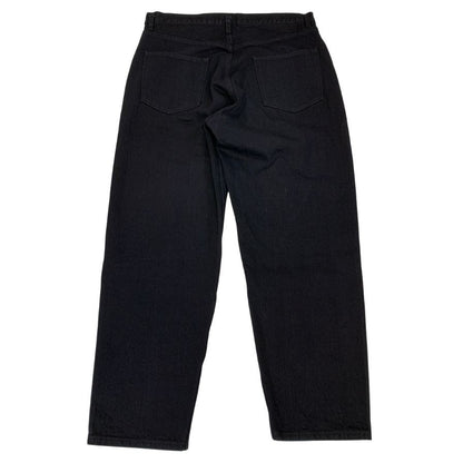 コモリ 25AW ブラックデニム テーパードパンツ ブラック メンズ サイズ2 C03-03005 COMOLI 【AFB10】