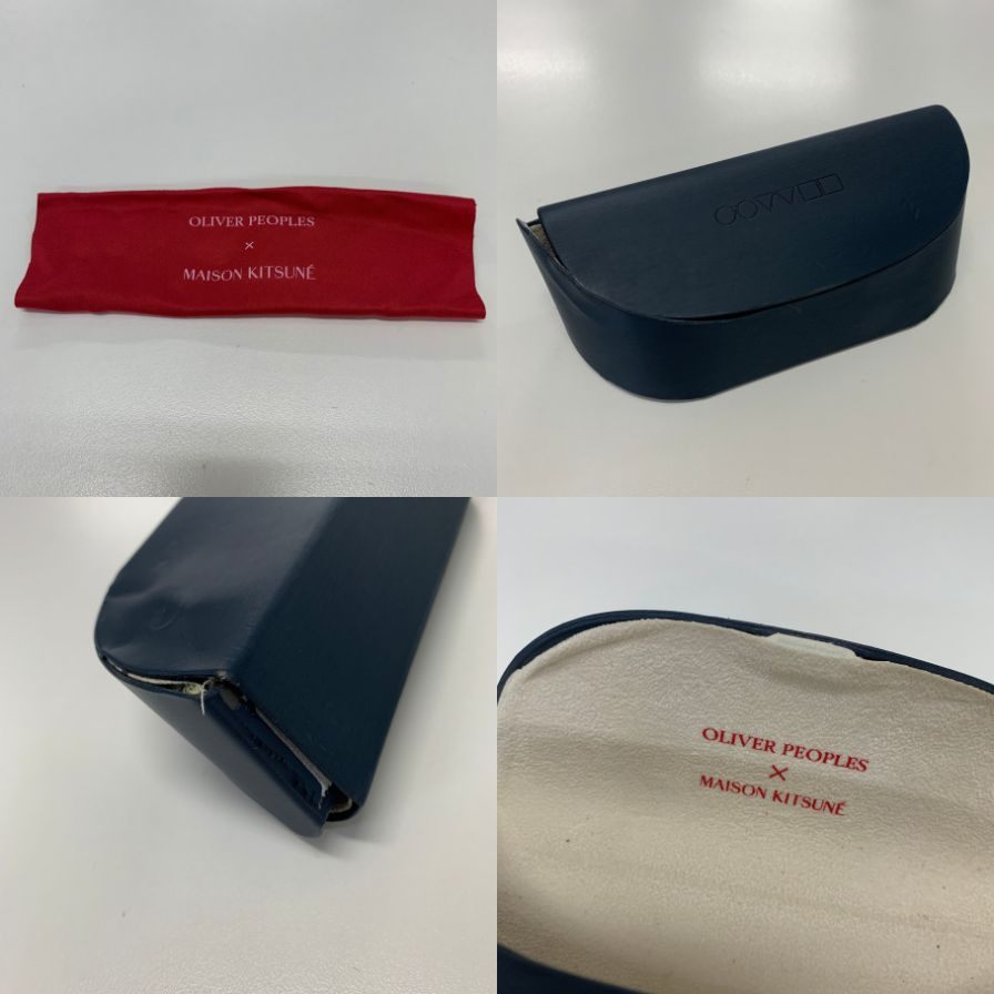 オリバーピープルズ×メゾンキツネ サングラス クリア 51□21 140 OLIVER PEOPLES × MAISON KITSUNE【AFI13】