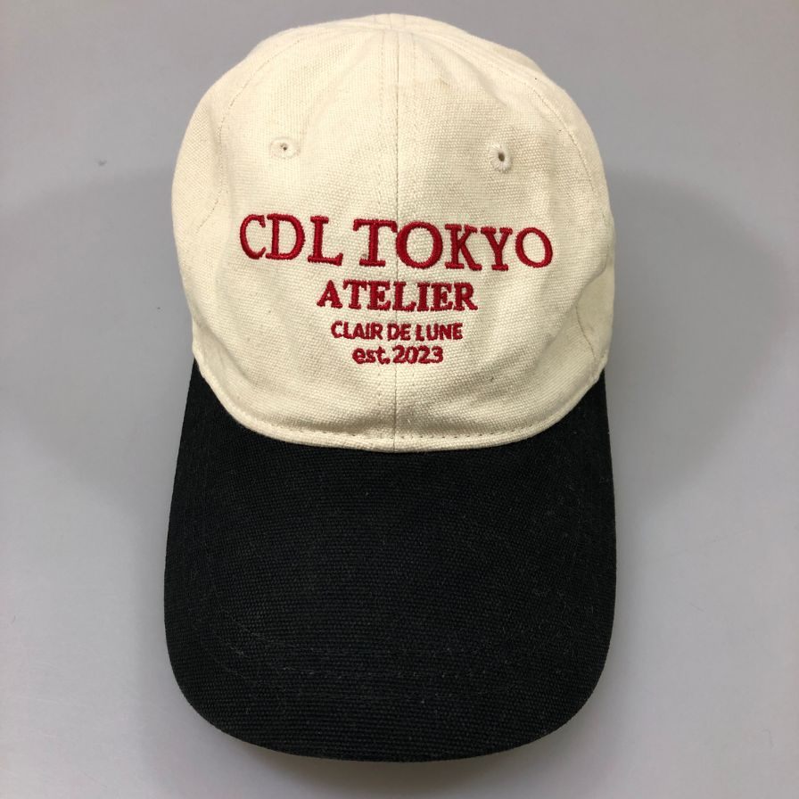 シーディーエル キャップ ワンポイントロゴ ベージュ ユニセックス サイズM CDL TOKYO【AFI19-2】