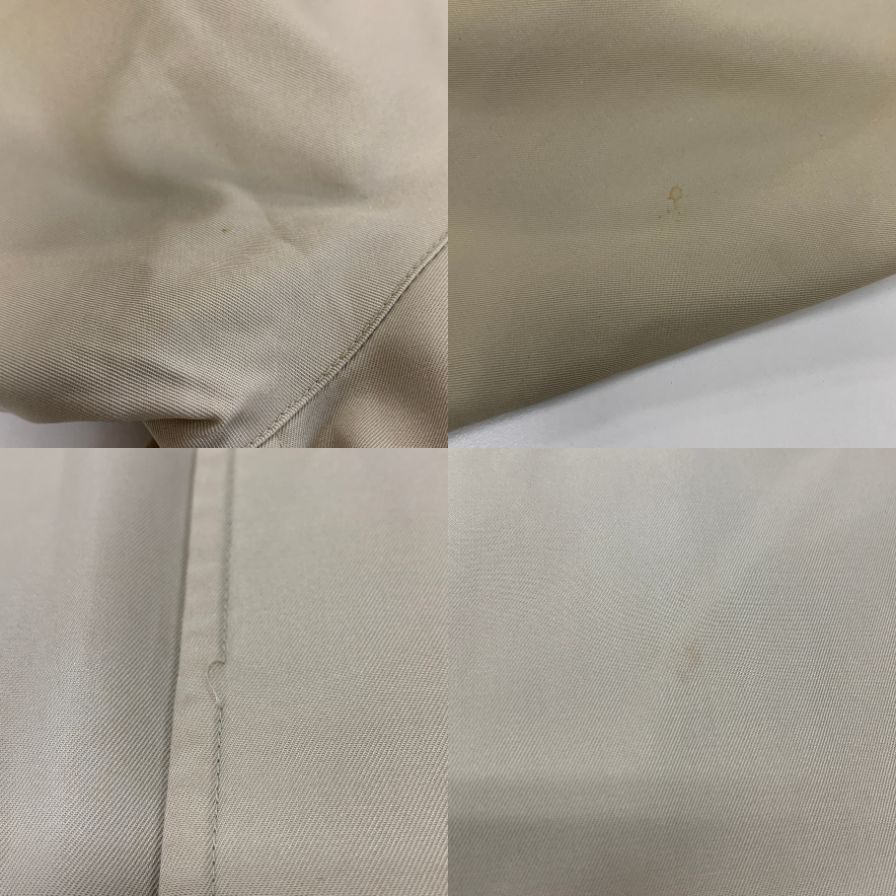 中古◆バーバリー バルカラーコート イングランド製 ライナー付 ベージュ メンズ サイズ 165 Burberry 【AFA15】