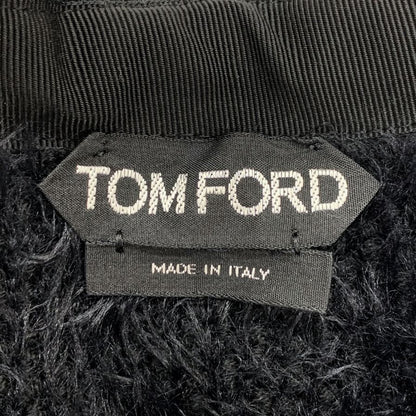 極美品◆トムフォード トップス セーター フロント紐 ウール艮 イタリア製 レディース サイズＭ ブラック TOMFORD 【AFB6】