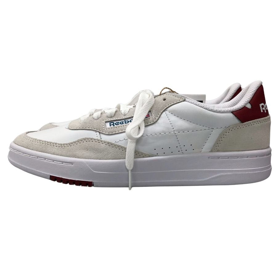 リーボック コートピーク ローカットスニーカー GZ4398 レザー ホワイト メンズ 28.5cm Reebok COURT PEAK 約28.5cm【AFD2】