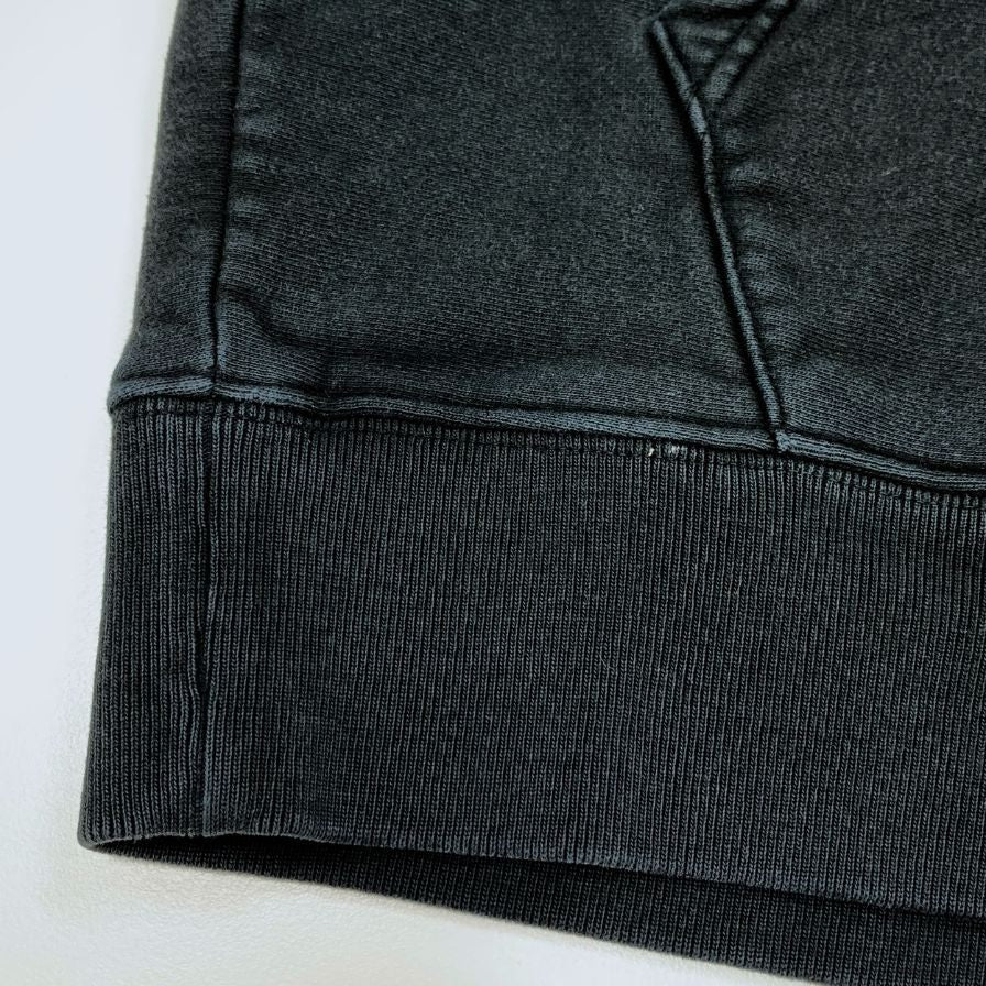 中古◆ステューシー プルオーバーパーカー ロゴ メンズ サイズS ブラック Stussy 【AFB19】