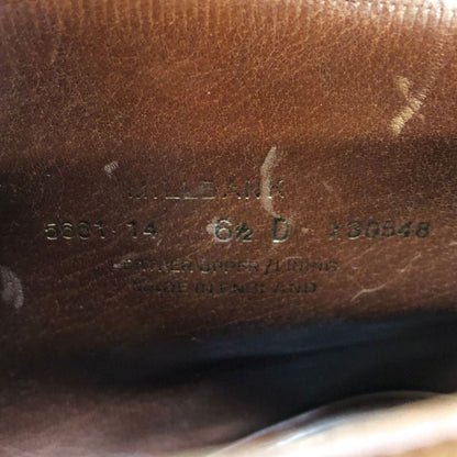 クロケット&ジョーンズ ミルバンク 5661 14  メンズ サイズ 6ハーフ ブラウン CROCKETT&JONES ビジネスシューズ 約25.0cm【LA】【中古】