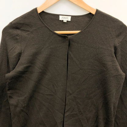 美品◆フォクシー ブティック カーディガン 1ボタン ウール ニット ブラウン レディース サイズ40 FOXEY BOUTIQUE 【AFB4】