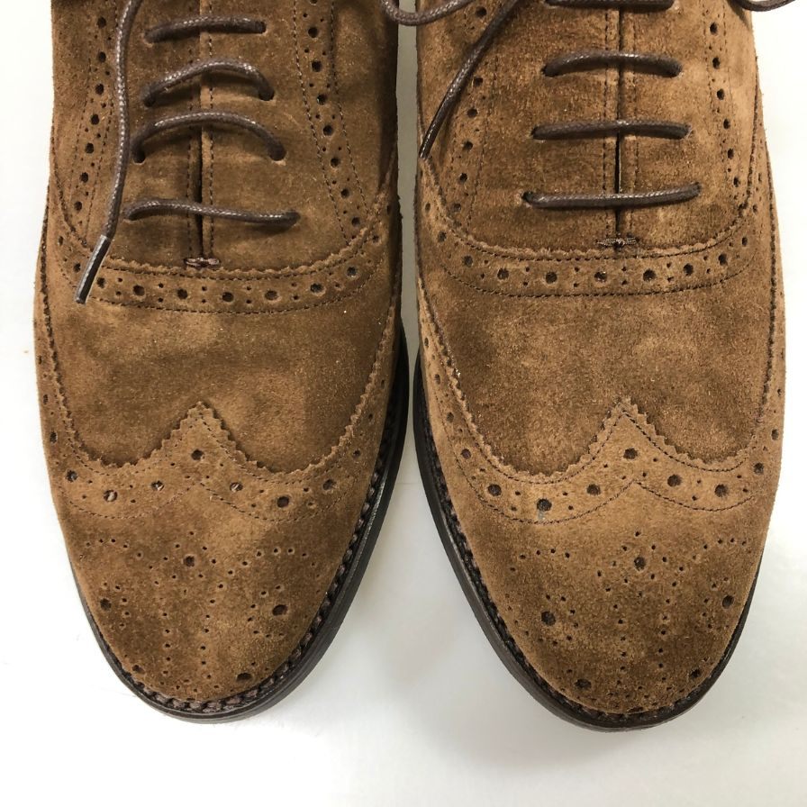 ロイドフットウェア レザーシューズ 2826ER04 ウイングチップ スエード メンズ 左右サイズ違い ブラウン系 Lloyd Footwear 約不明cm【AFD15】