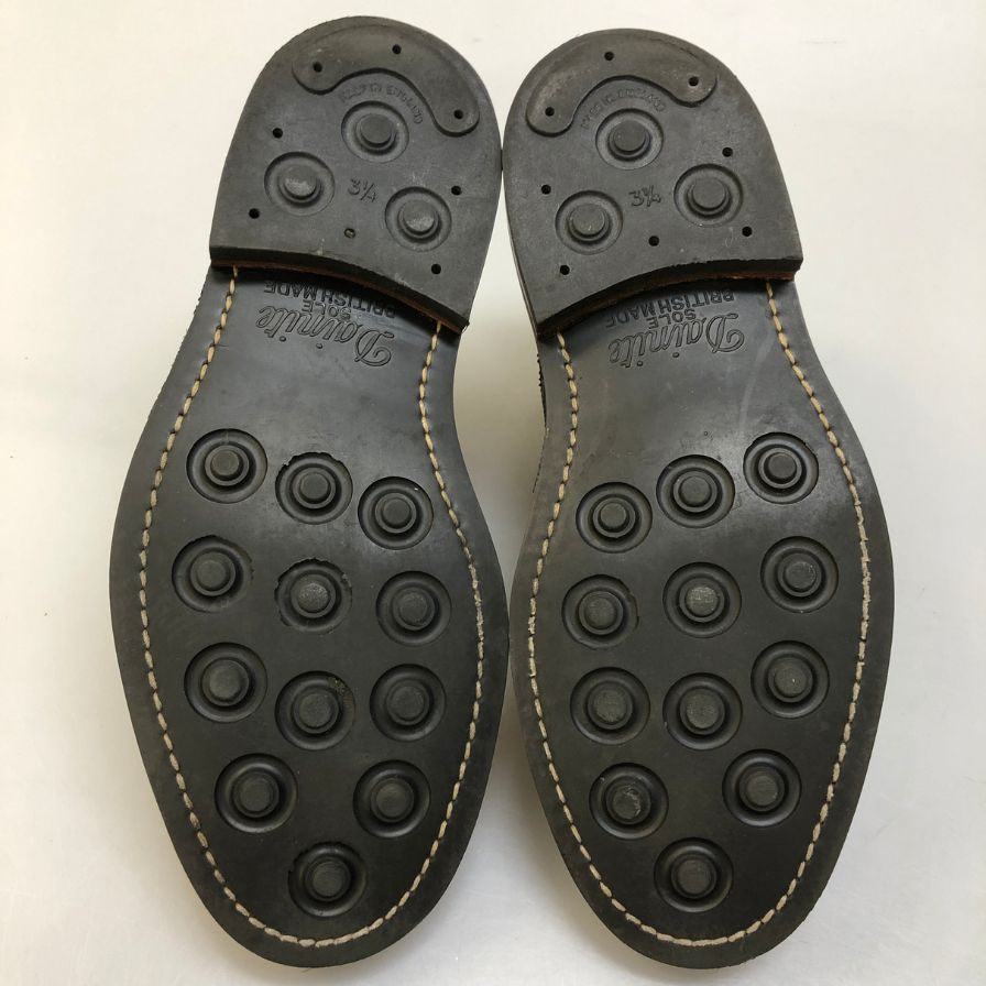トリッカーズ レザー コンビ サドルシューズ M7581 ブラウン×ブラック メンズ UK5 Trickers 約24.0cm【AFD12】