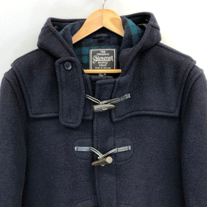 美品◆グローバーオール ダッフルコート 80S イングランド製 ネイビー ウール メンズ サイズUS36 gloverall 【AFA7】