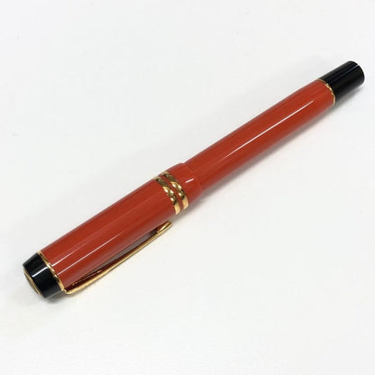 パーカー デュオフォールド 万年筆 キャップ式 18K 750 オレンジ ゴールド ブラック PARKER DUOFOLD【AFI29】