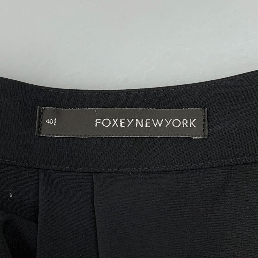FOXEY（フォクシー）ひざ丈スカート 黒 サイズ:40(M位