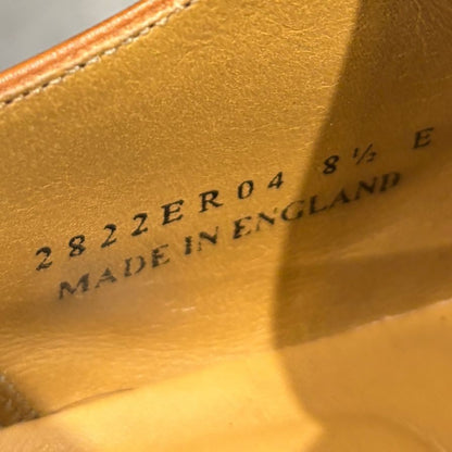 ロイドフットウェア レザーシューズ  シングルモンク 2822ER04 ウォルナット UK8.5E Lloyd Footwear ビジネスシューズ 約27.0cm【LA】【中古】
