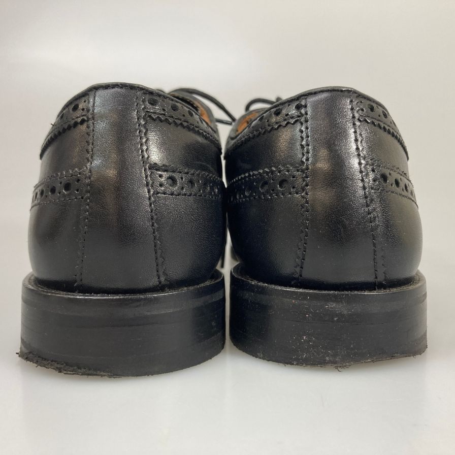 クラークス レザーシューズ フルブローグ カーフ クッションプラスインソール メンズ ブラック サイズUK7 Clarks 約25.5cm【AFC32】