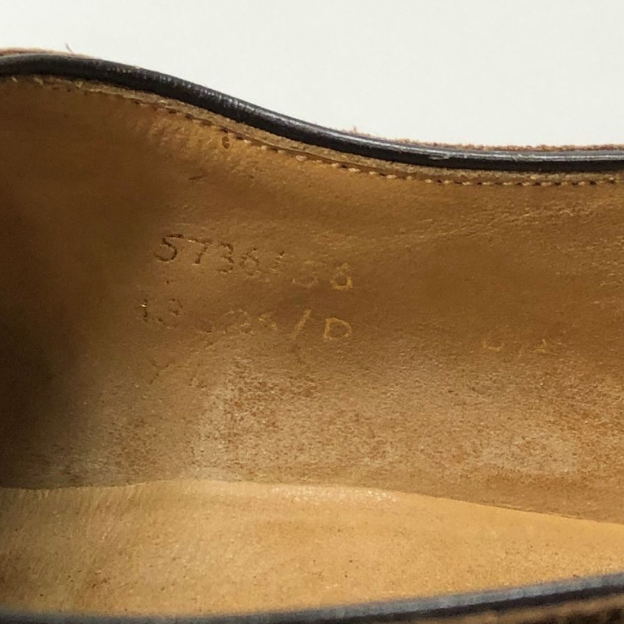 ジョセフチーニー ストレートチップ スエード ブラウン メンズ サイズ6.5E JOSEPH CHEANEY 約25.5cm【AFC34】
