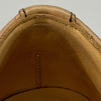 トリッカーズ レザーソウル別注 レザーシューズ ロングウイングチップ M5164 ブラウン メンズ サイズ5.5 Tricker’s ビジネスシューズ 約24.0cm【LA】【中古】
