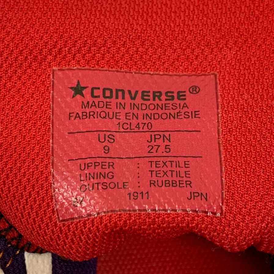 コンバース オールスター キャンバス ローカット スニーカー1CL470 メンズ サイズ27.5cm マルチカラー converse 約27.5cm【AFC7】