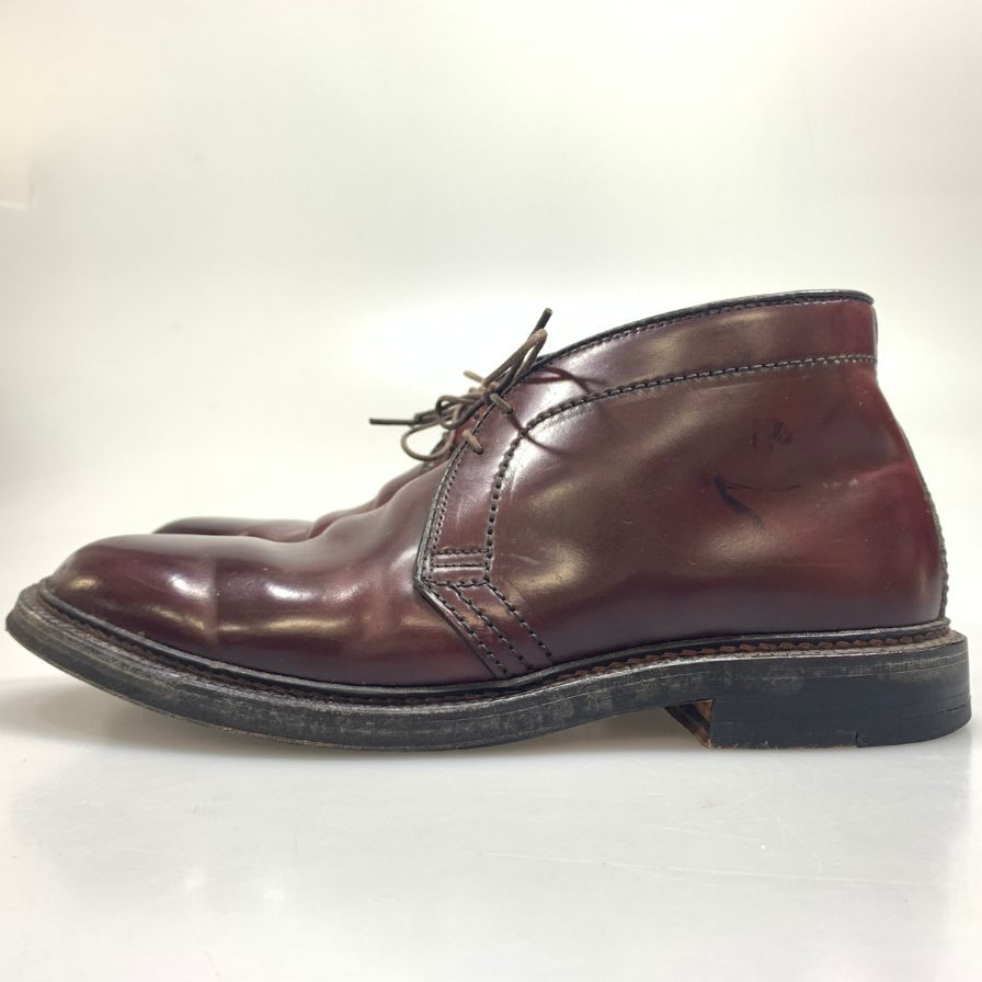 オールデン レザーシューズ チャッカブーツ 1339 コードバン メンズ サイズ7.5 ブラウン系 ALDEN ブーツ 約25.5cm【LA】【中古】