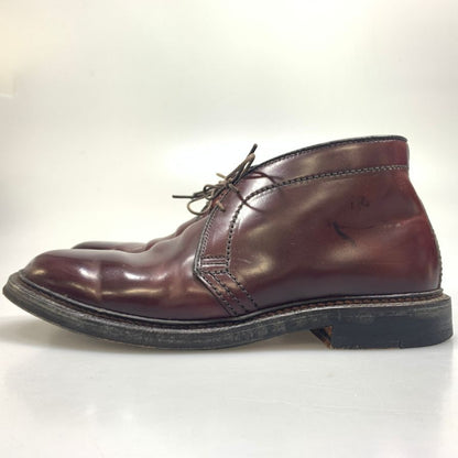 オールデン レザーシューズ チャッカブーツ 1339 コードバン メンズ サイズ7.5 ブラウン系 ALDEN ブーツ 約25.5cm【LA】【中古】