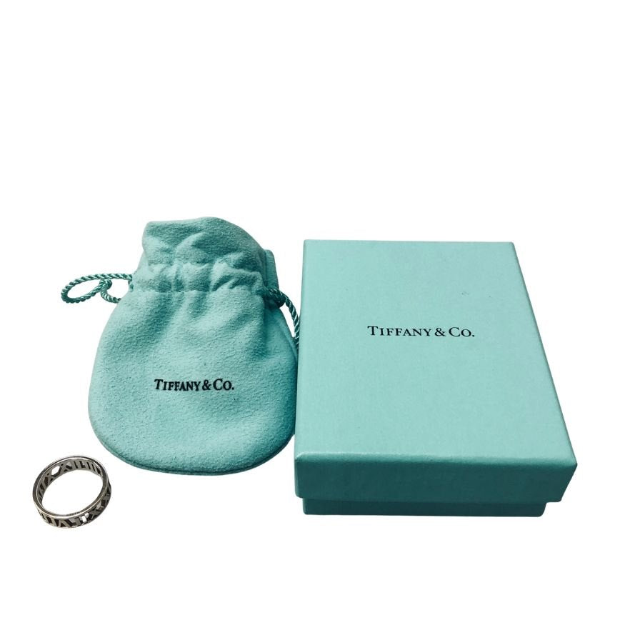ティファニー アトラス オープンリング 19号 シルバー925 4,42g Tiffany & Co.【AFI25】