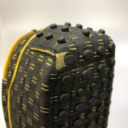 トッズ フェラーリ ドライビングシューズ スリッポン ゴンミーニ 総柄 ブラック サイズUK8 TOD`S Ferrari 約27.0cm【AFD15】